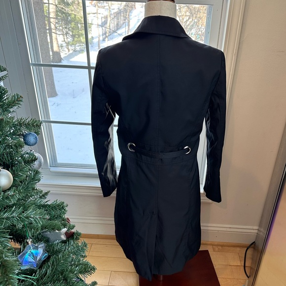 Larry Levine Trench Coat, Size S - Picture 2 of 6